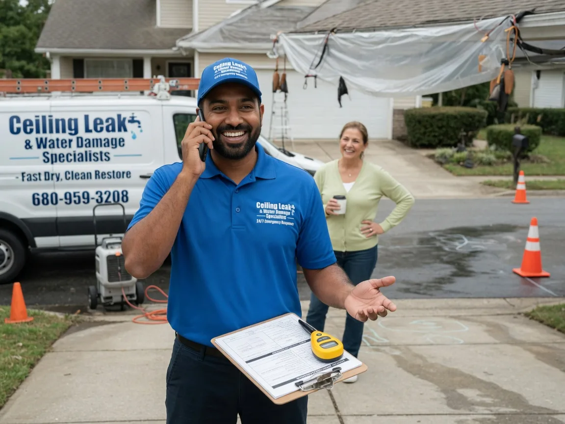 Ceiling Leak Cleanup Carrizo Springs, TX FAQs